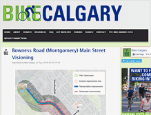 Tablet Screenshot of bikecalgary.org